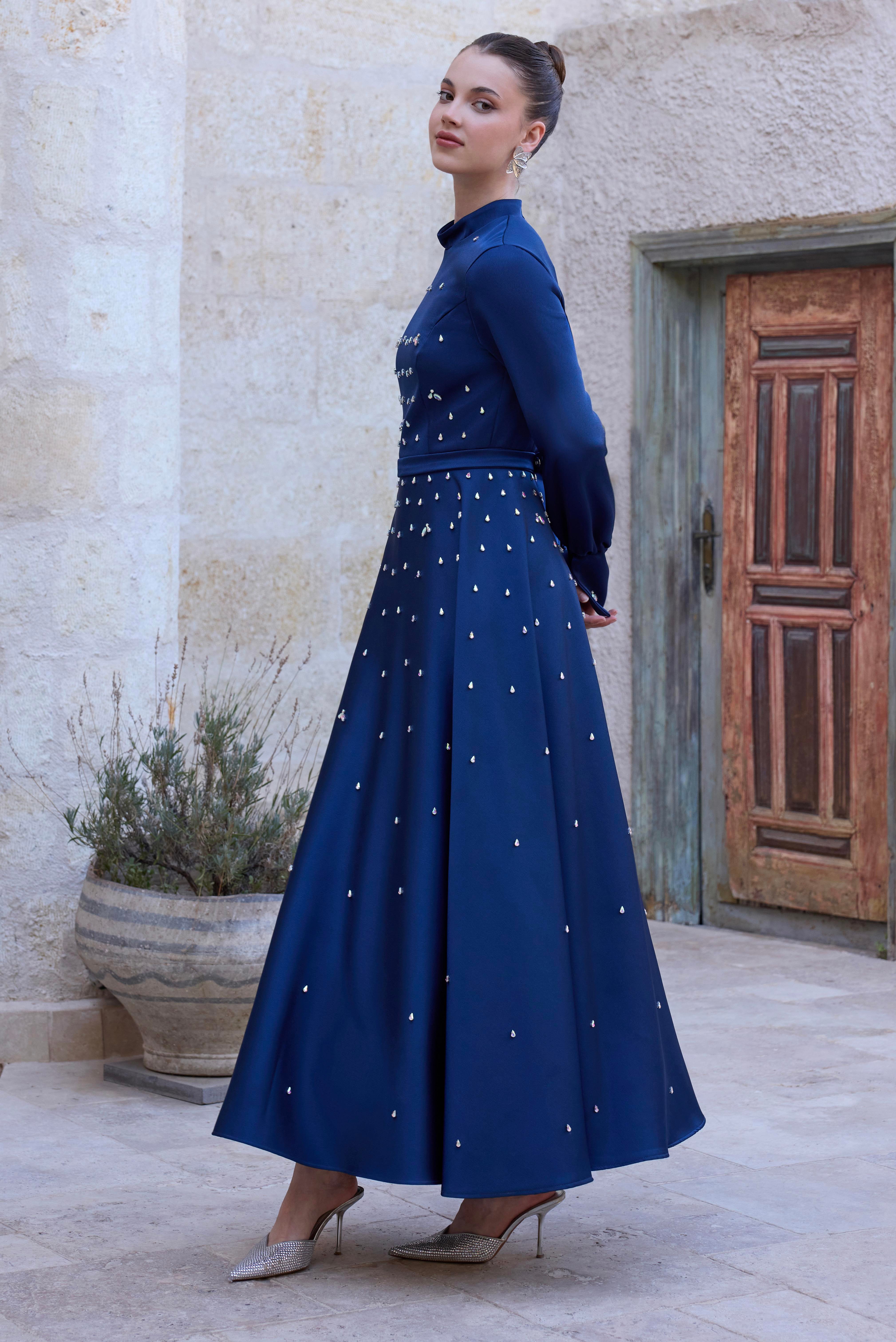 Carmen Exclusive Lacivert Abiye