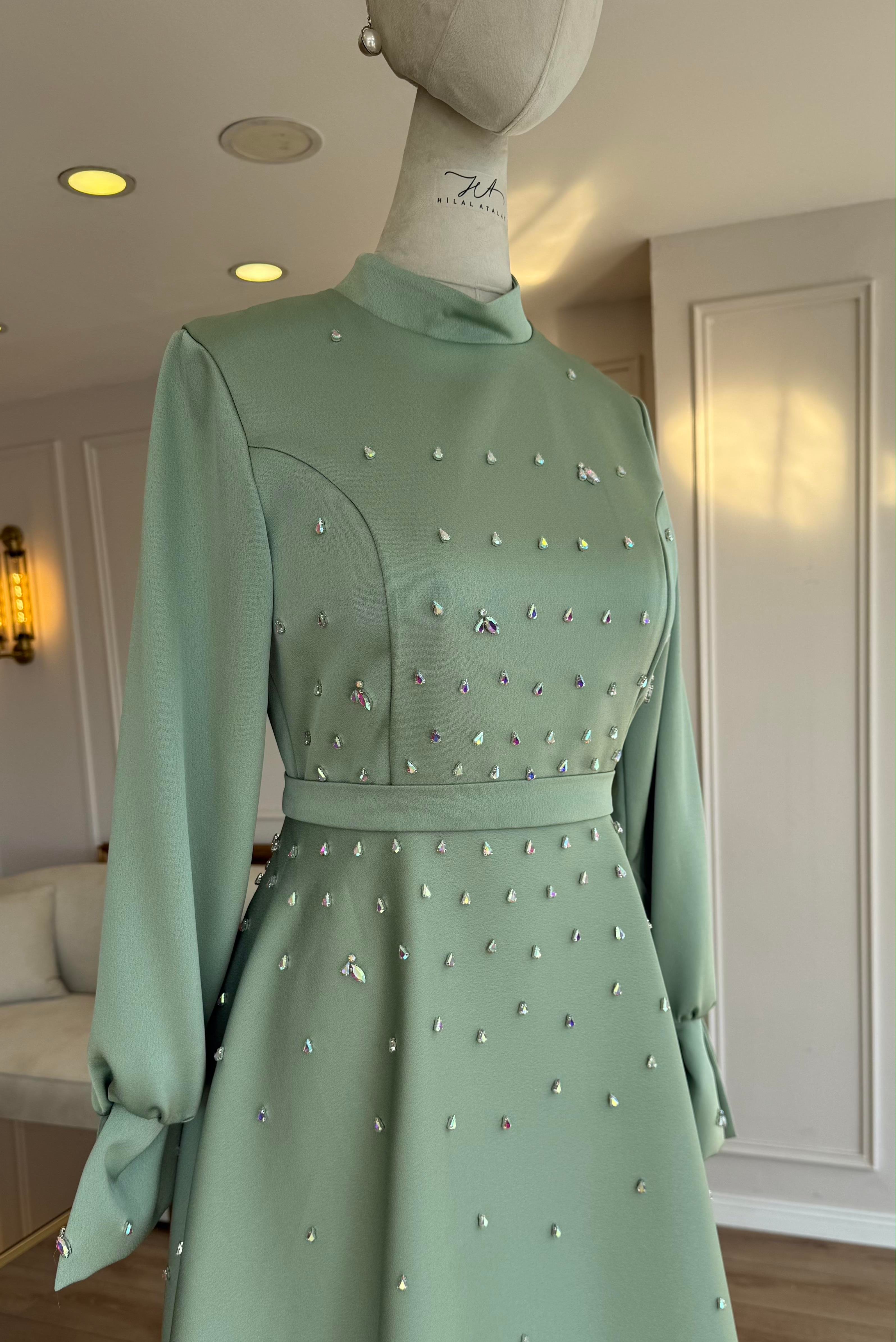 Carmen Exclusive Mint Yeşili