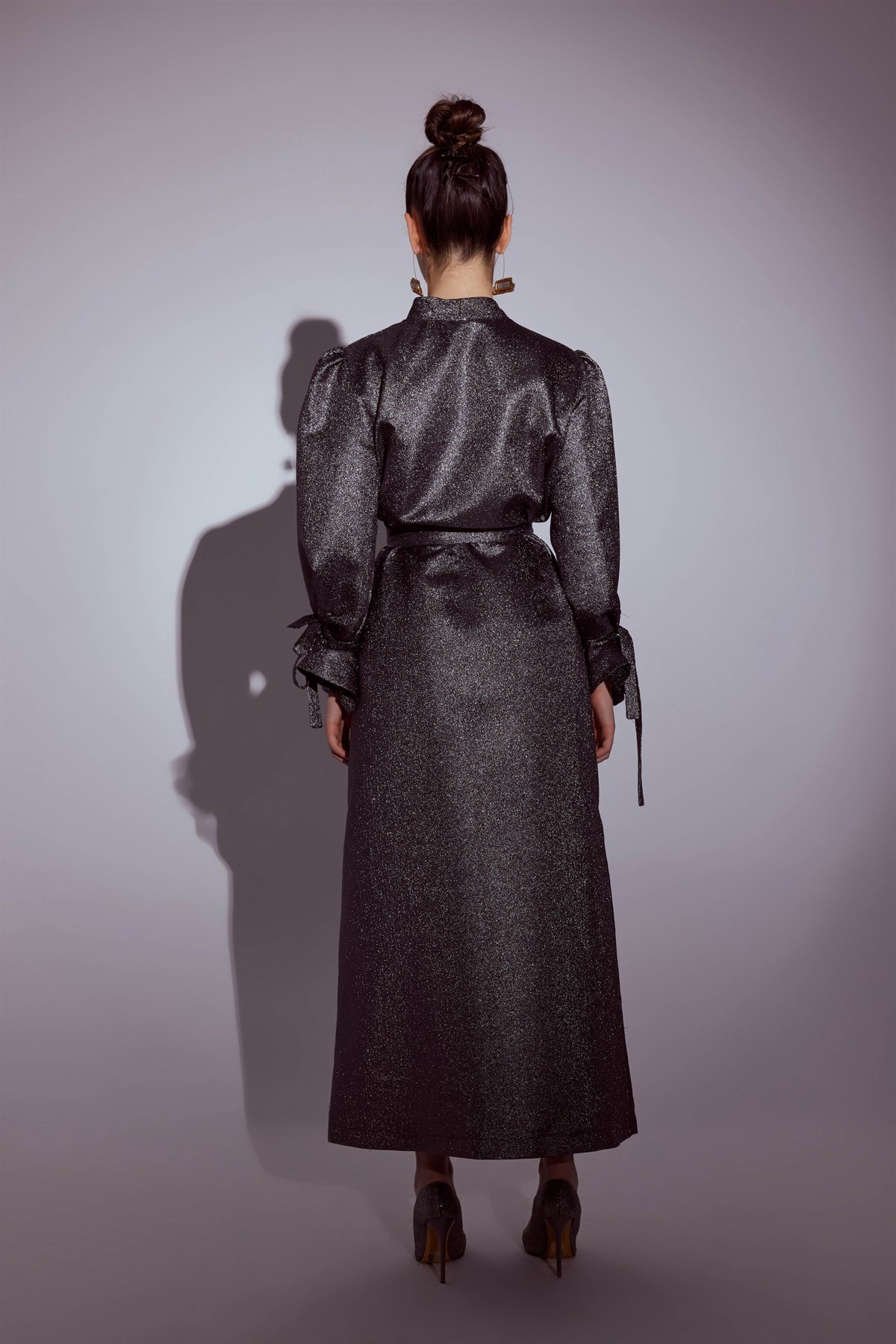 Özel Tasarım Taşlı Kimono Abaya 