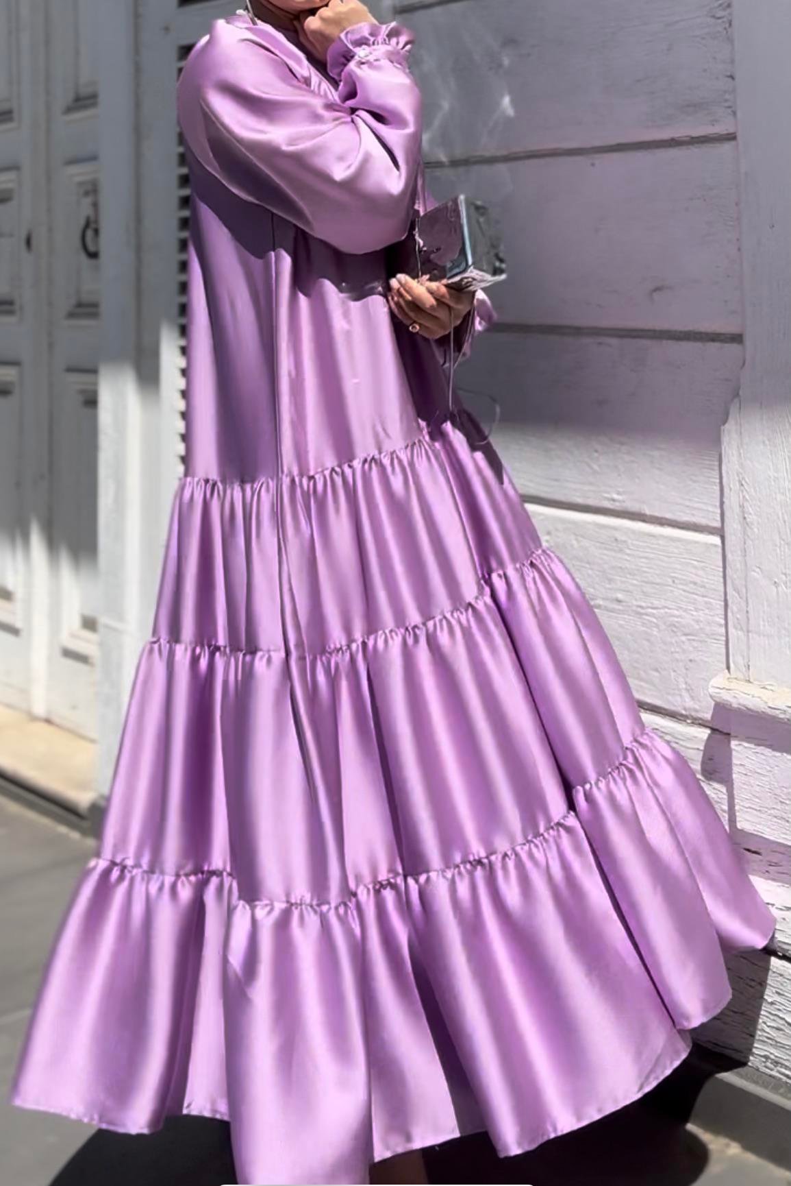 Perla Elbise Lila