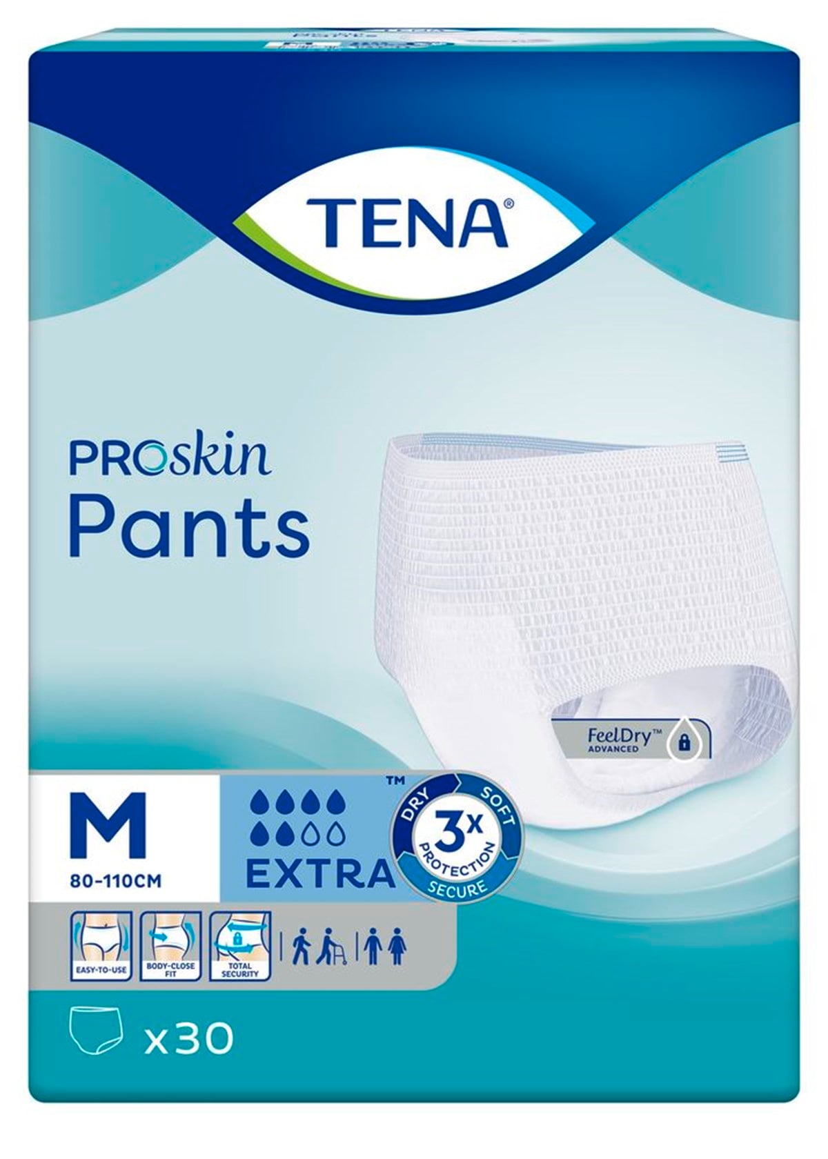 TENA PANTS PLUS EMİCİ KÜLOT MEDIUM 30'LU