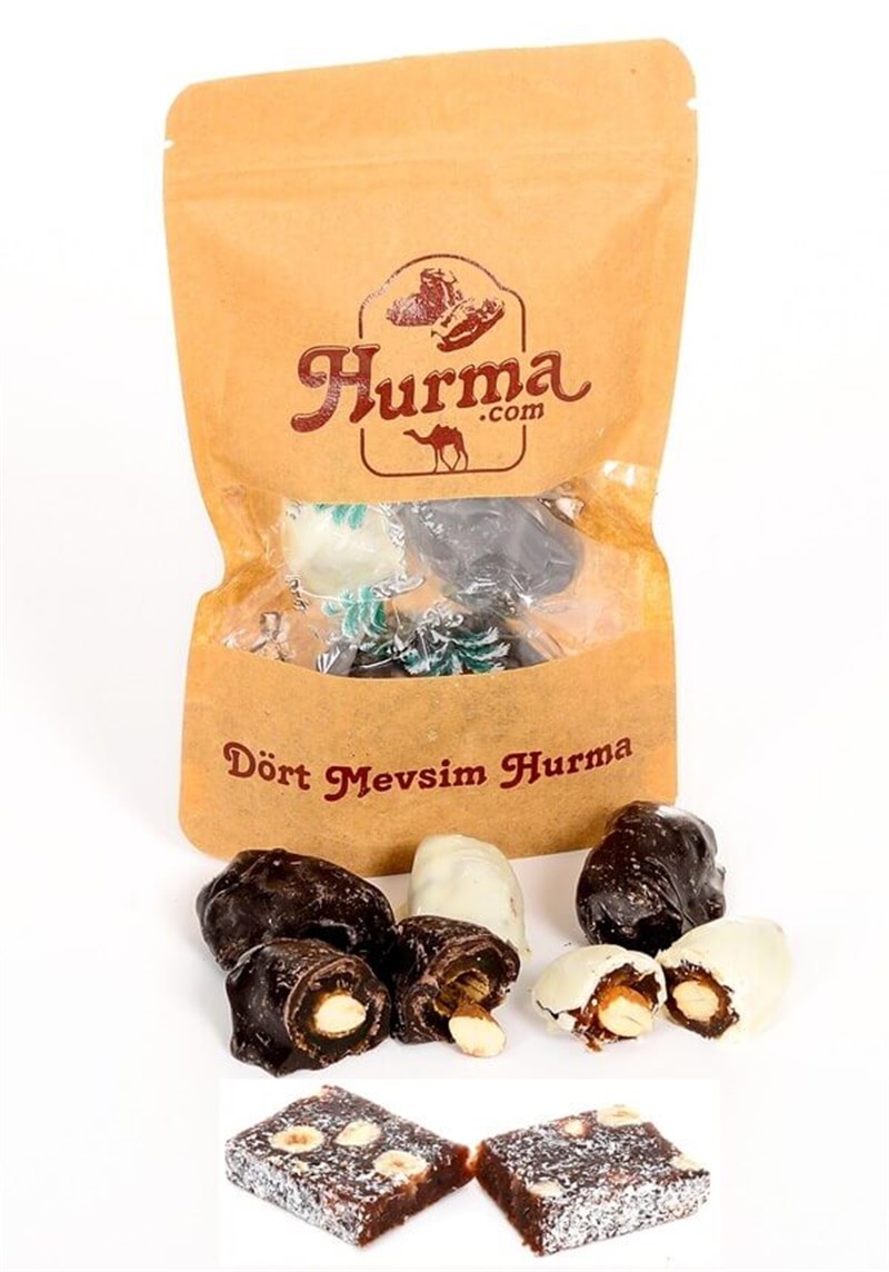 Çikolatalı Bademli Hurma + Fındıklı Hurma Cezeryesi