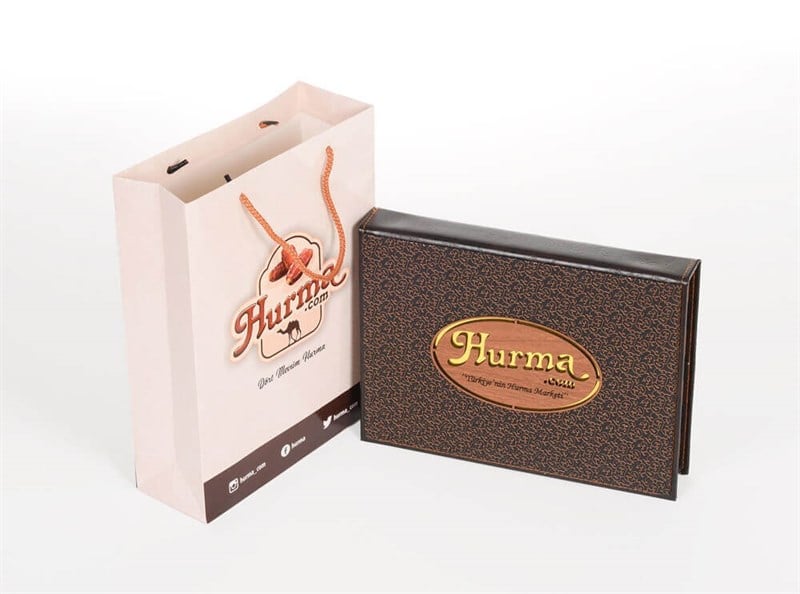 Tam Deri Ahşap Kutuda Acve Duble Hurma 700 g