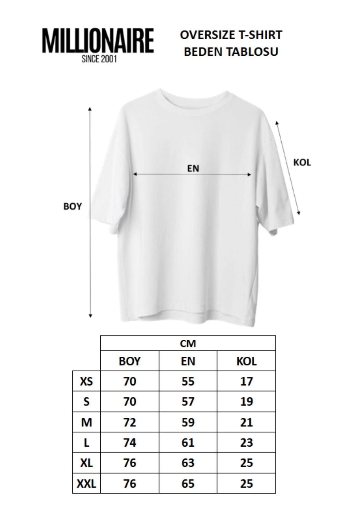 Erkek Siyah Kupa As Kuru Kafa Oversize Fit Bol Geniş Kalıp Salaş Kesim T-shirt