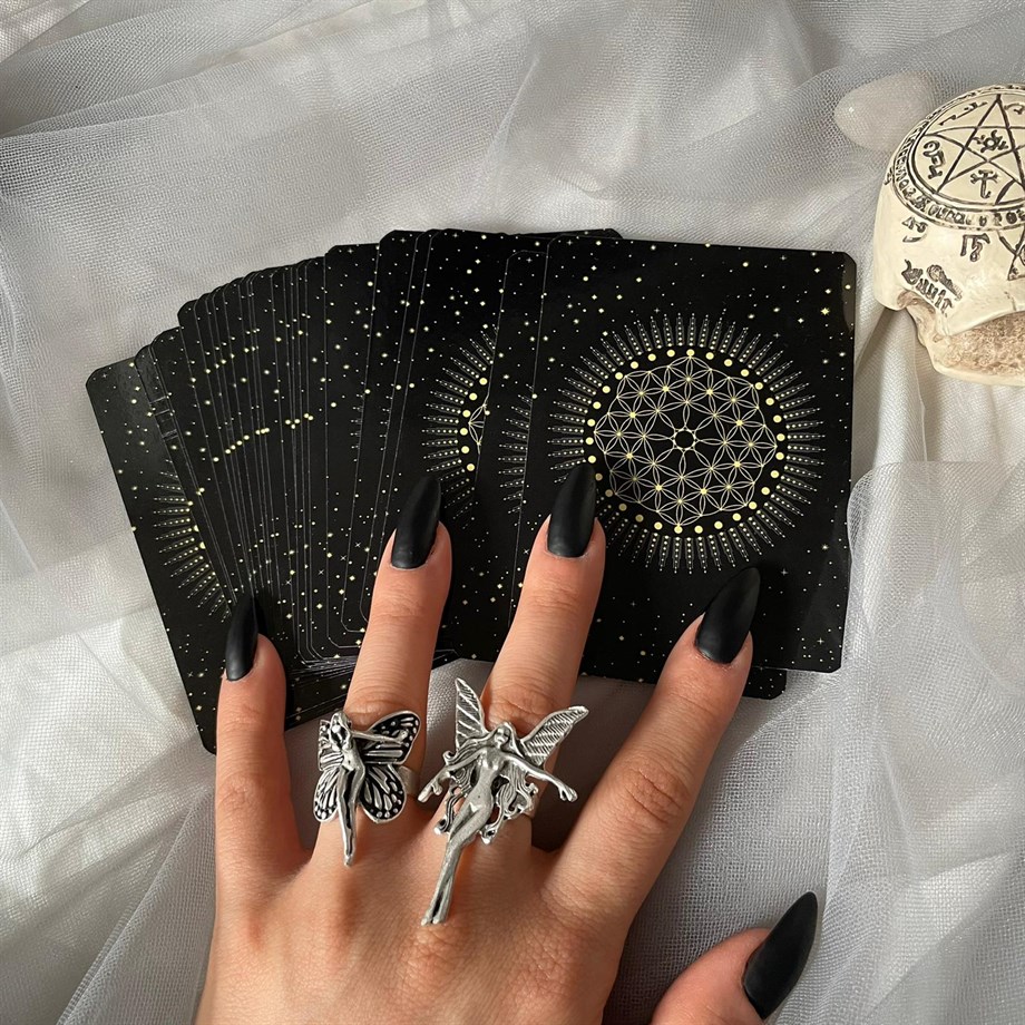  REGIN Elder Futhark Rune Tarot Destesi ve Rune Örtüsü