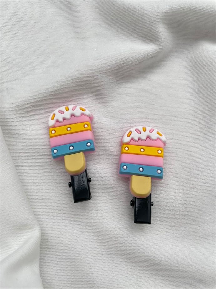 2li Çubuk Dondurma Mini Pens Toka