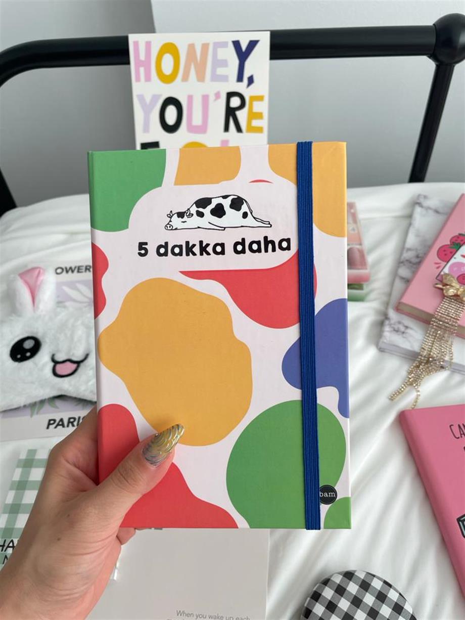 5 Dakka Daha Lastikli Sert Kapak Defter