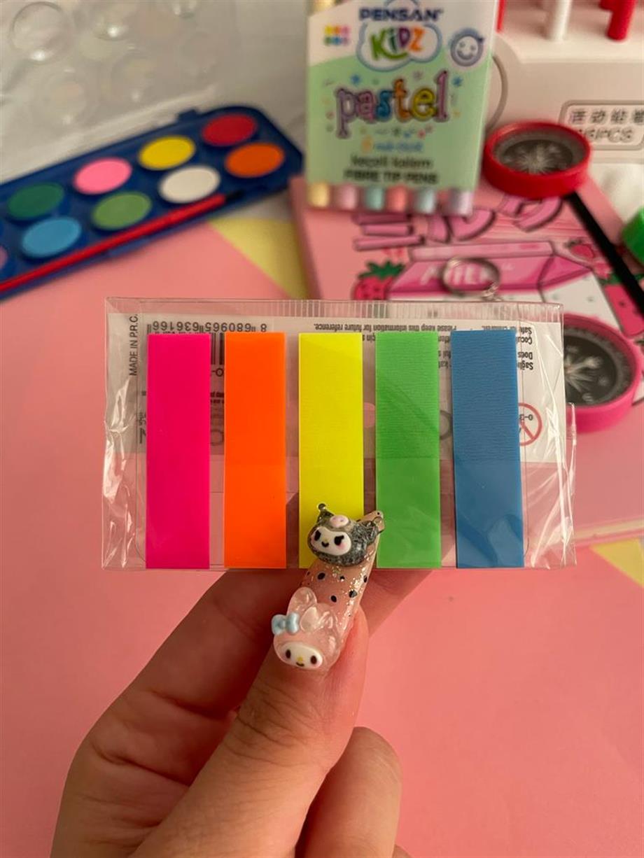 5 Renk Mini Yapışkanlı Not kağıdı