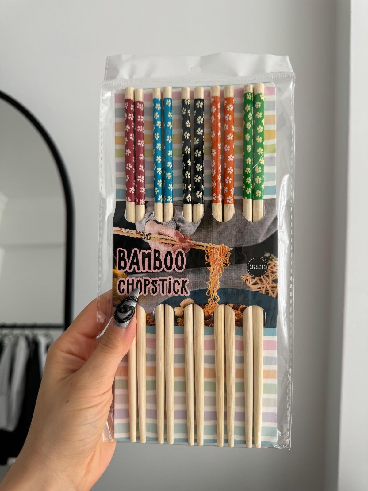 5li Bambu Chopstick Seti