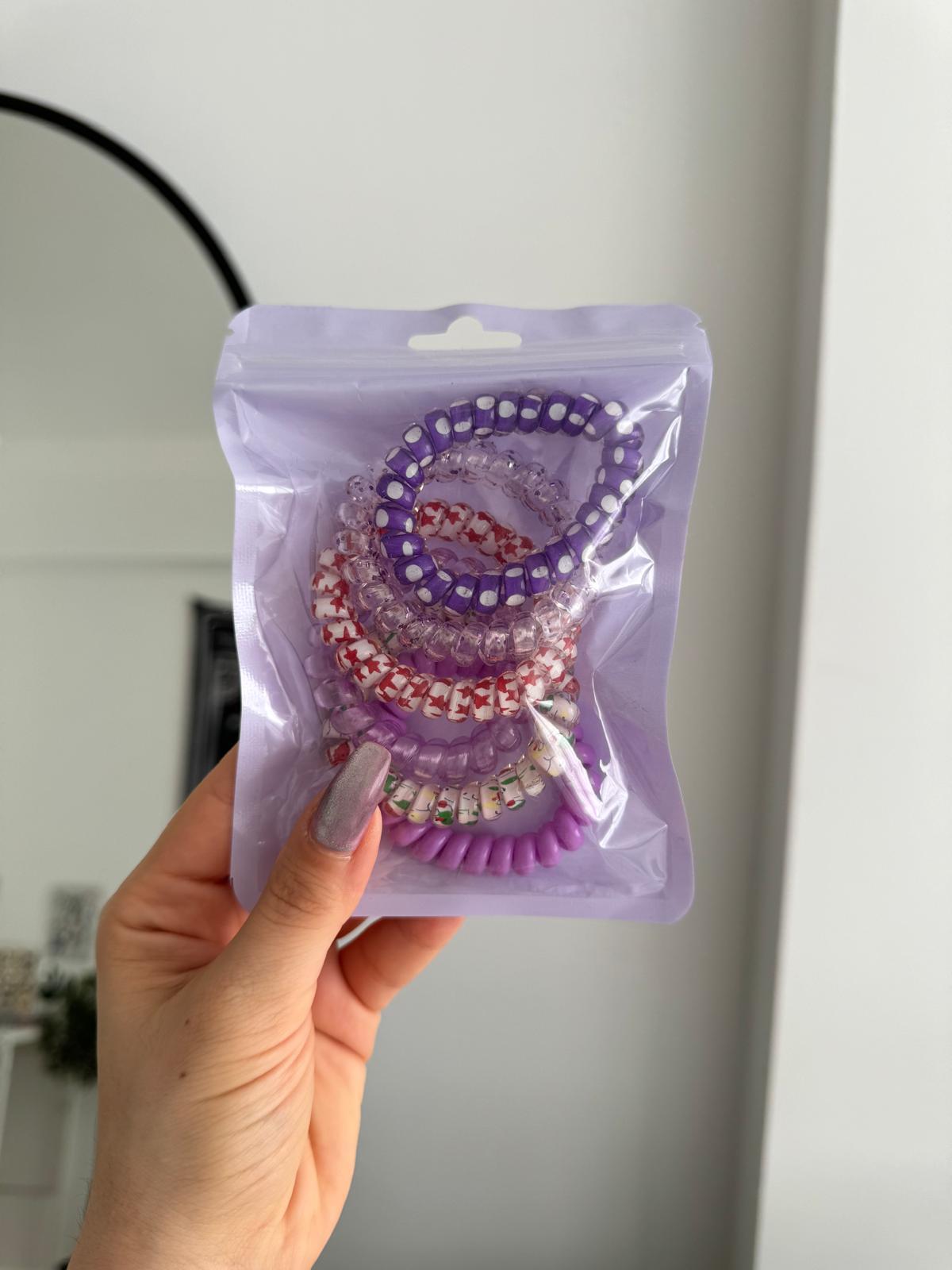 6lı Helezon Toka Set Mor