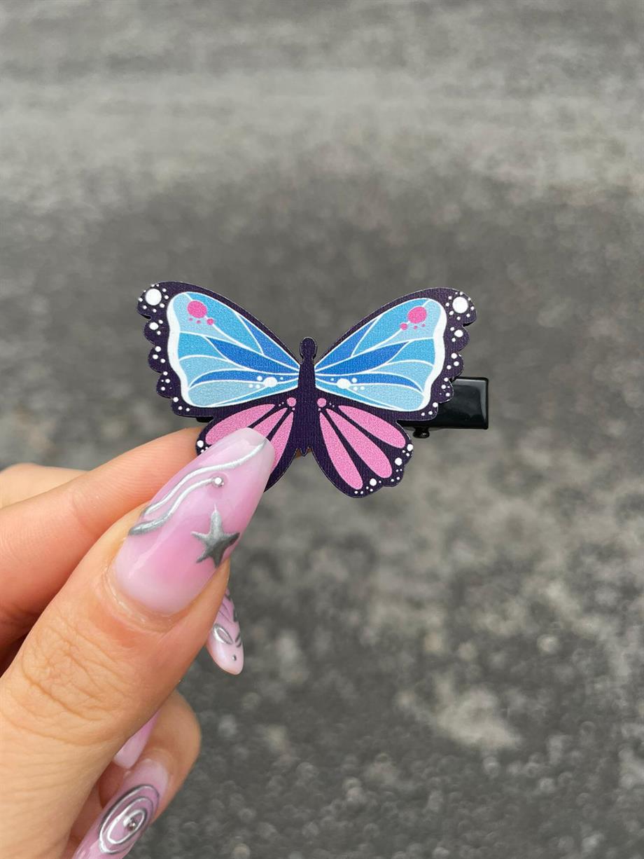 6lı Kelebek Pens Toka Seti