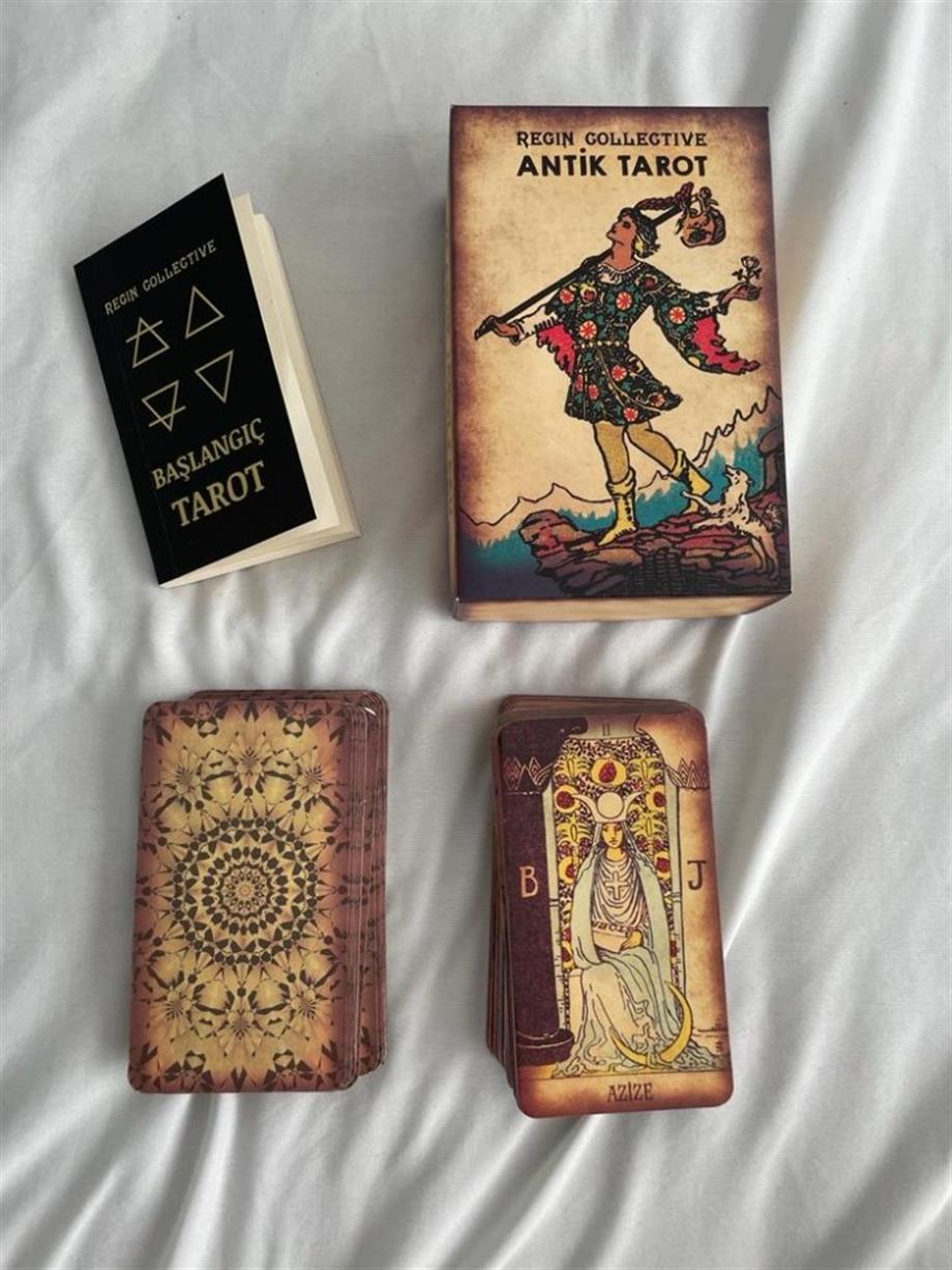 78 Antik Tarot Kartı ve Başlangıç Tarot Kitabı