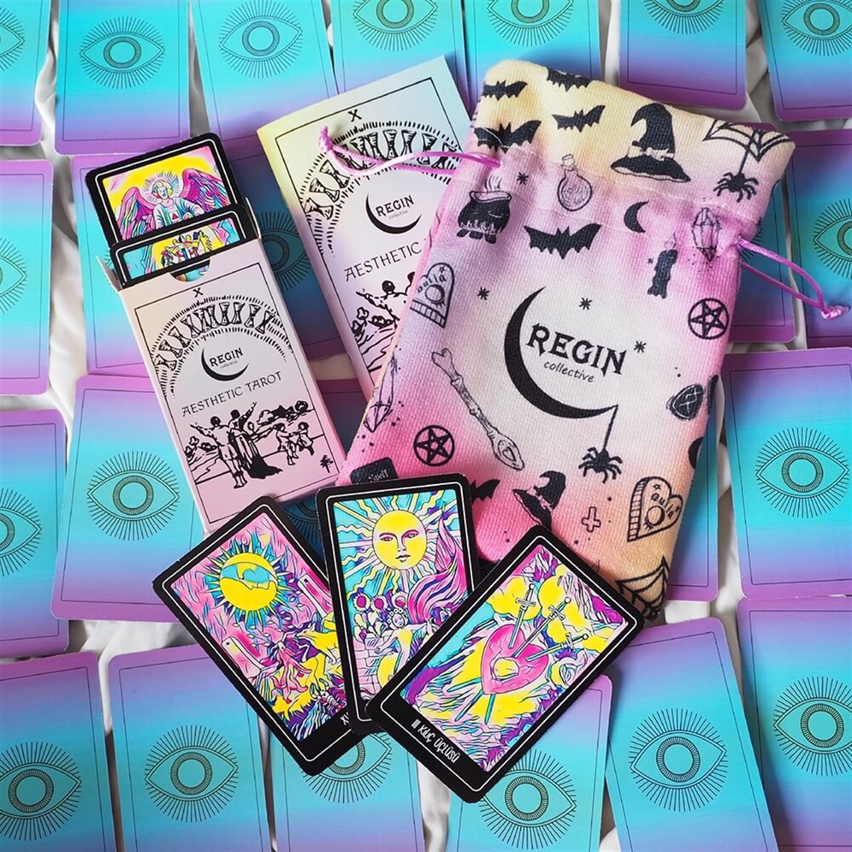 78 Kartlı Regin Aesthetic Tarot Destesi / Ultra Slim
