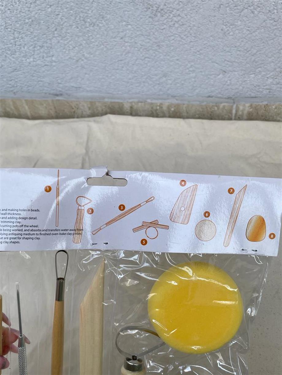 8 Parçalı Kil Yapım Seti