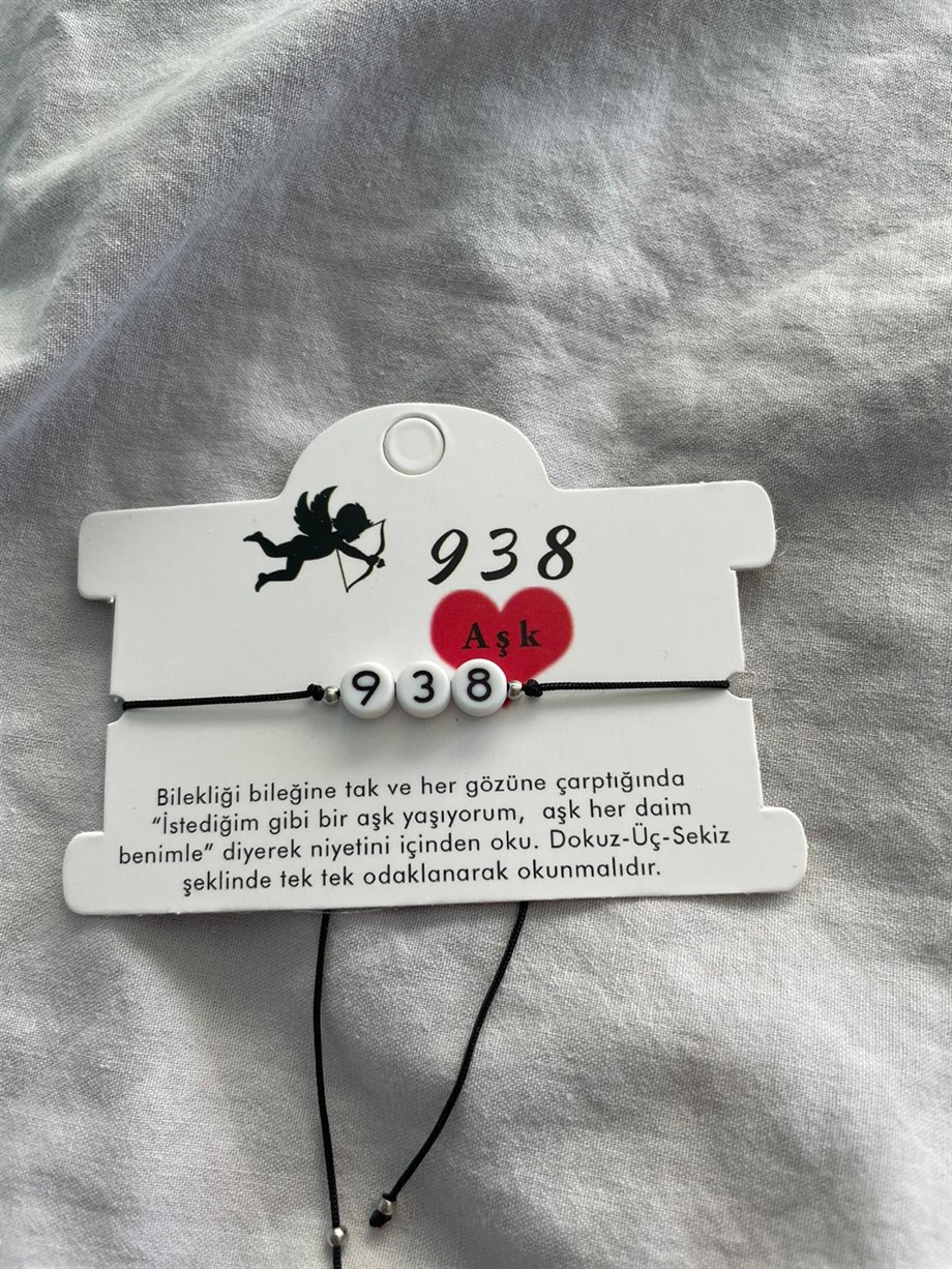 938 Aşk Sayı Sekanslı Bileklik