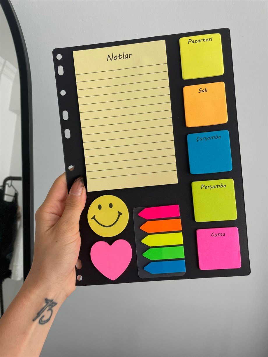 A4 Planlayıcı Post-It Seti
