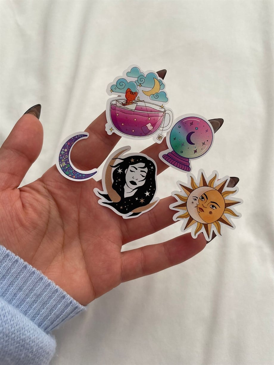 Aesthetic Celestial Sticker Set