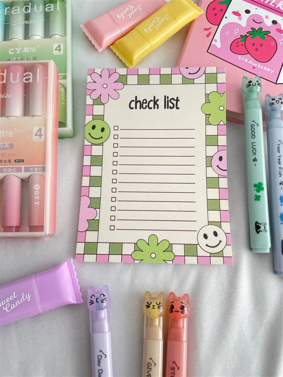 Aesthetic Check To Do List