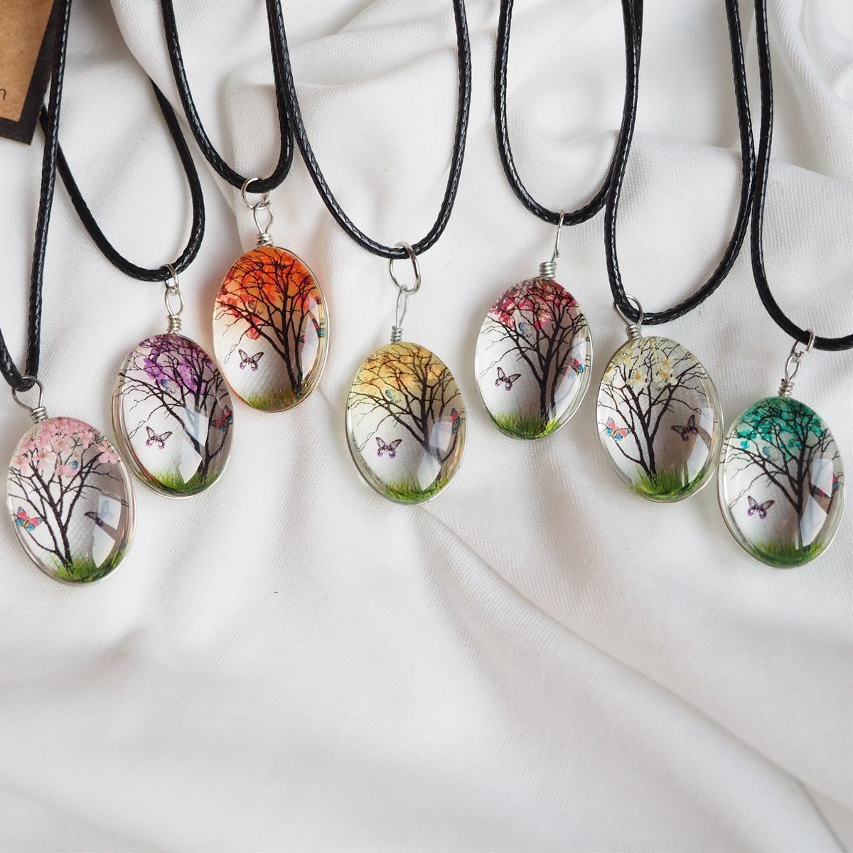 Ağaç Reçine Kolye