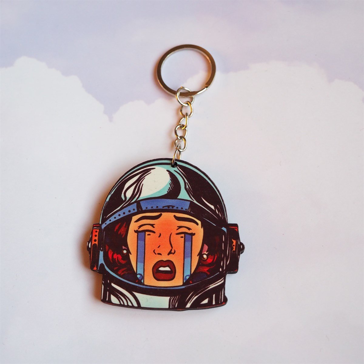 Ağlayan Astronot Anahtarlık