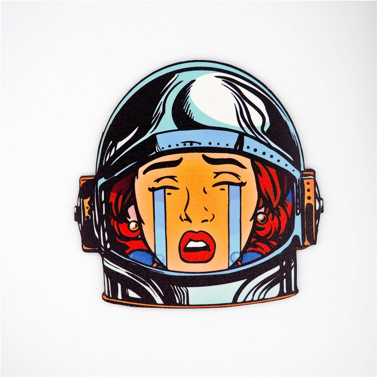 Ağlayan Astronot Bardak Altlığı