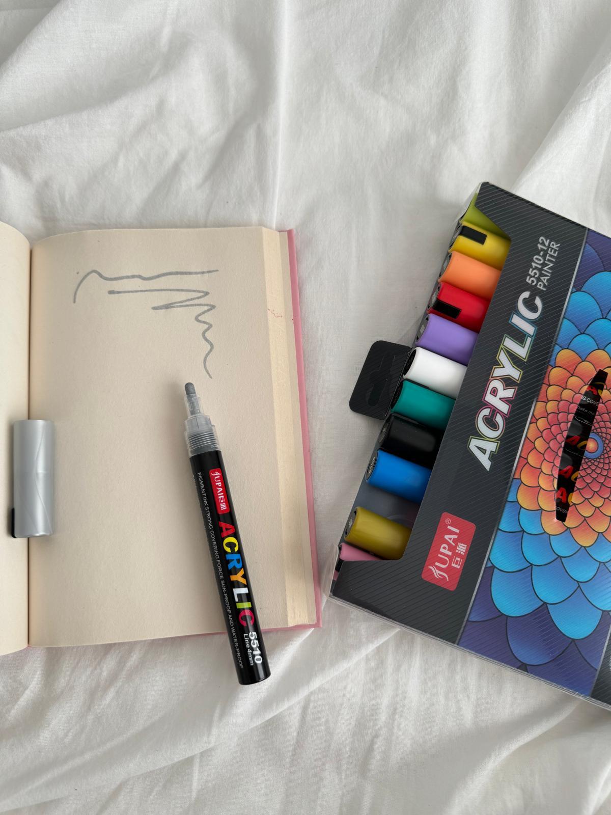 Akrilik Painter Boyama Kalem Seti 12li