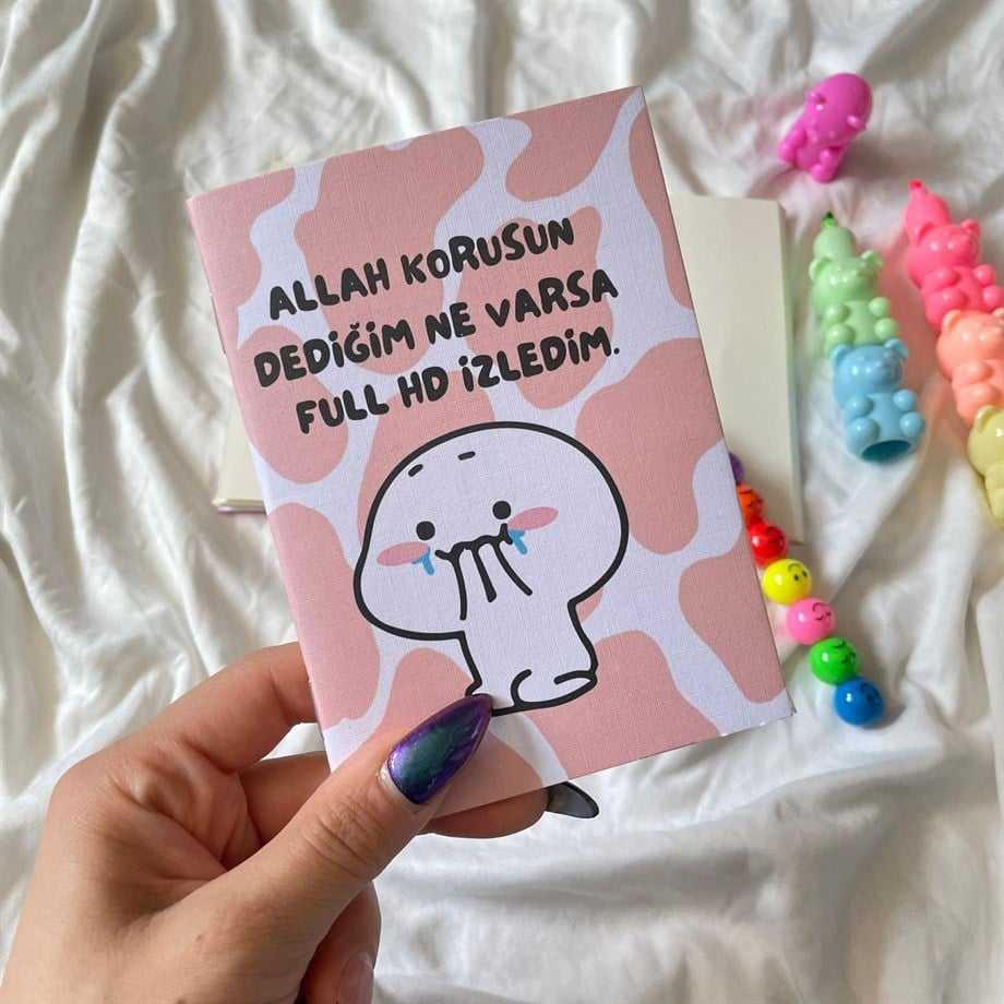 Allah Korusun Dediğim Ne Varsa Mini Çizgisiz Defter