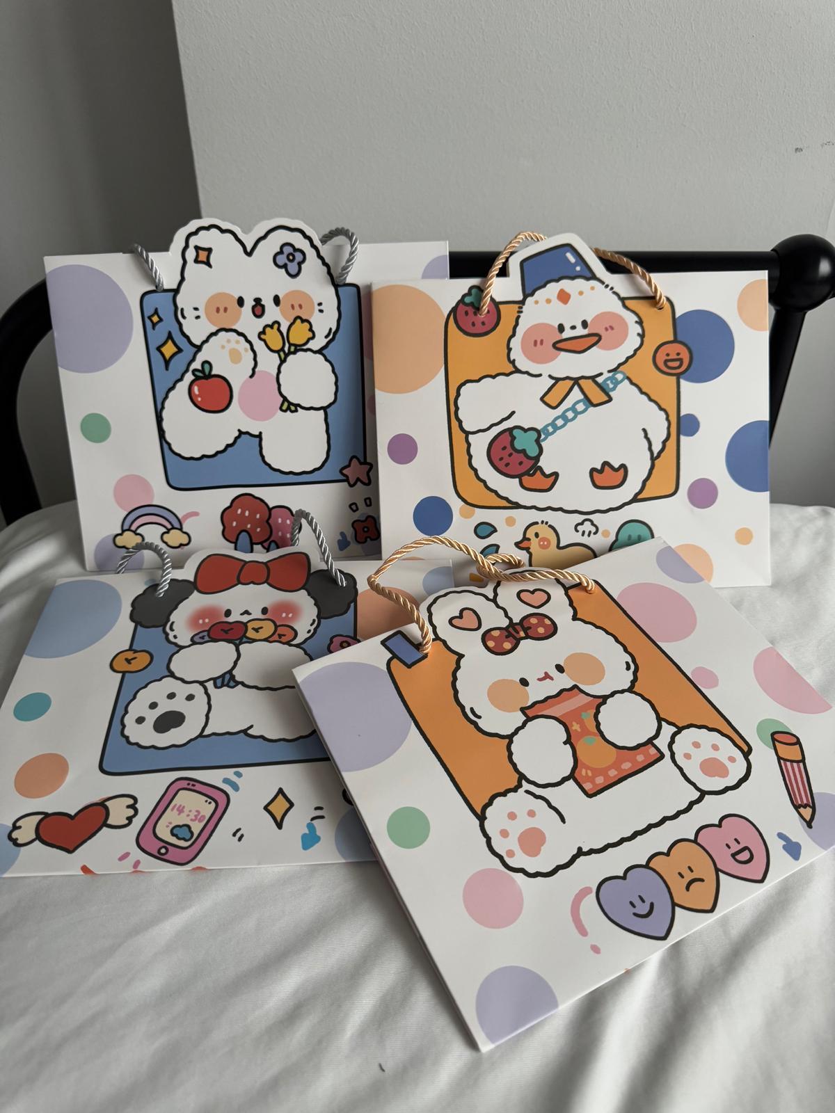 Animal Şekilli Karton Çanta