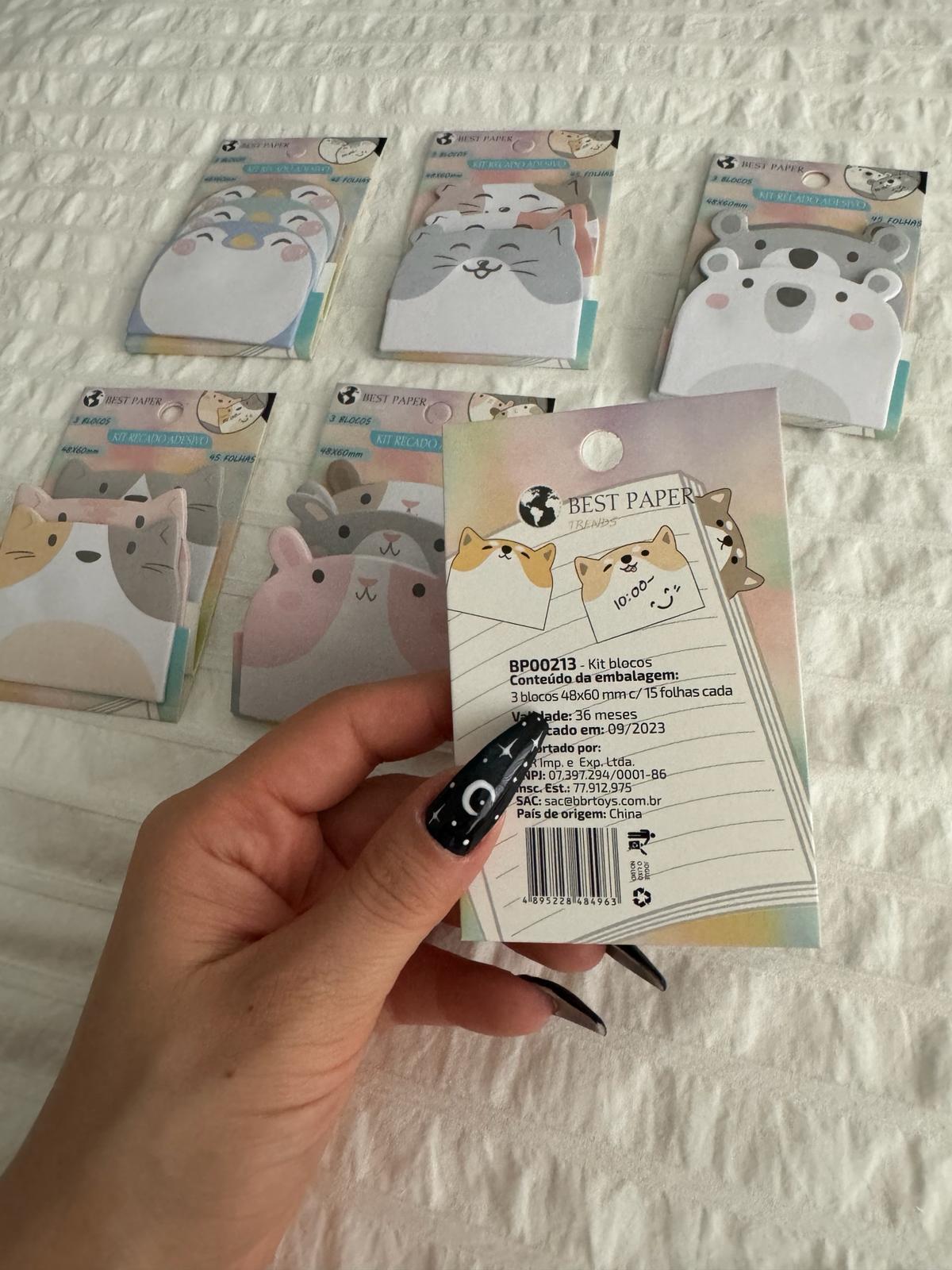 Animal Yapışkanlı Post-It 6lı Set 