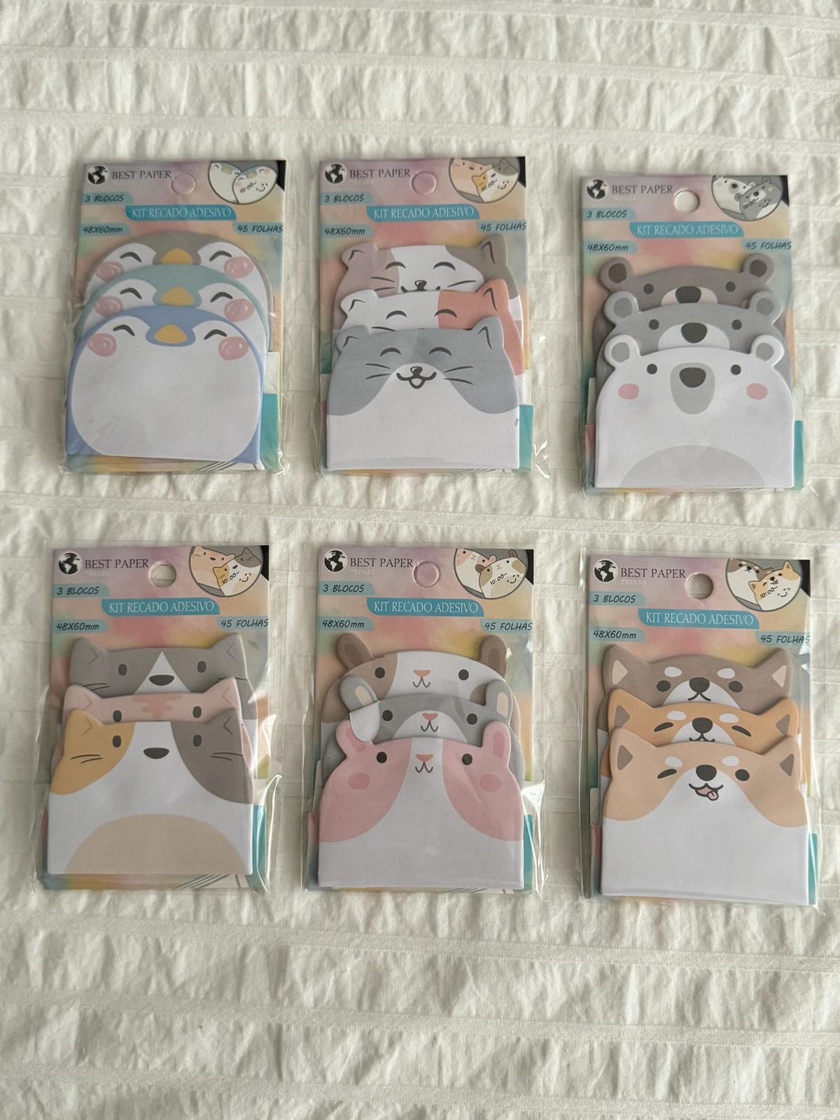 Animal Yapışkanlı Post-It 6lı Set 