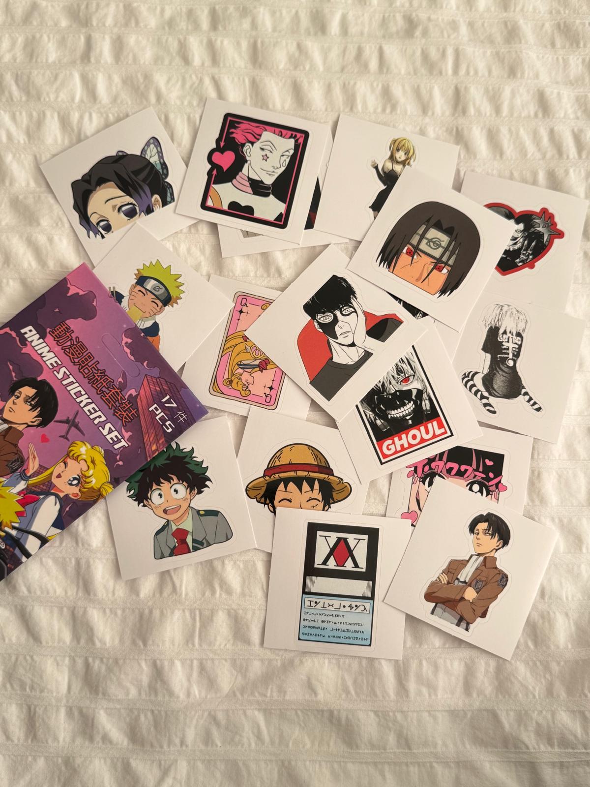 Anime 2 Kutulu Sticker Seti