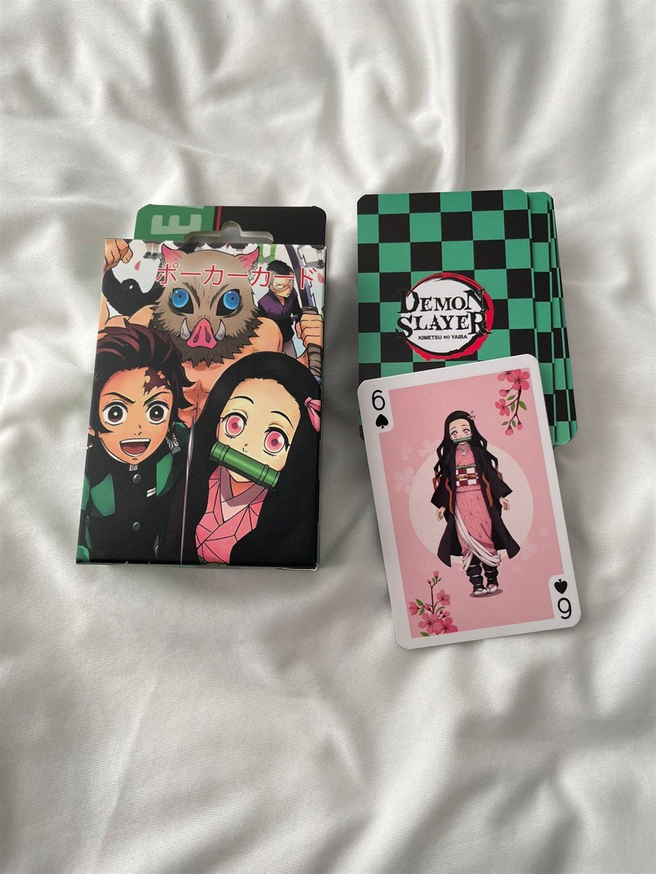 Anime Demon Slayer İskambil Poker Kartı