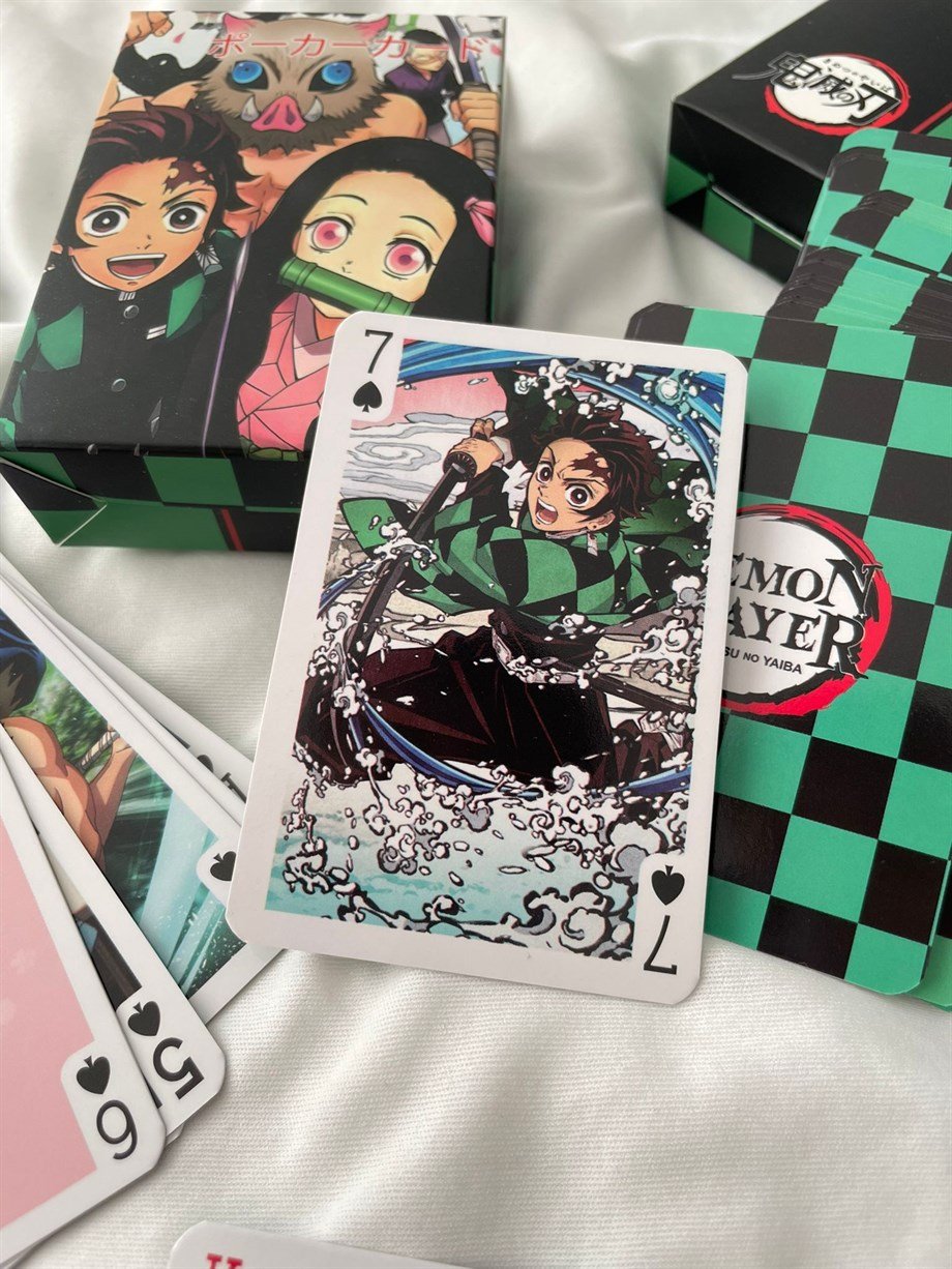 Anime Demon Slayer İskambil Poker Kartı