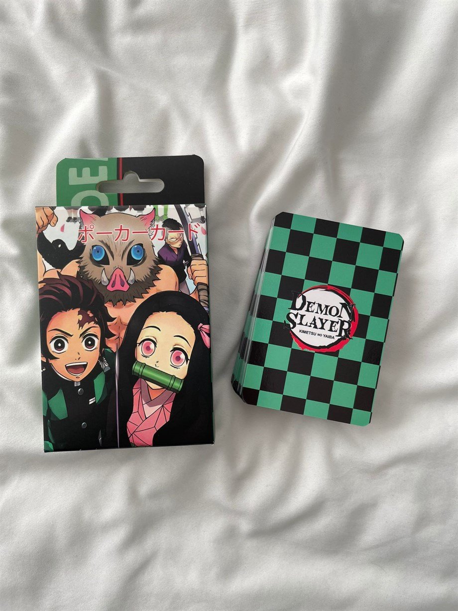 Anime Demon Slayer İskambil Poker Kartı