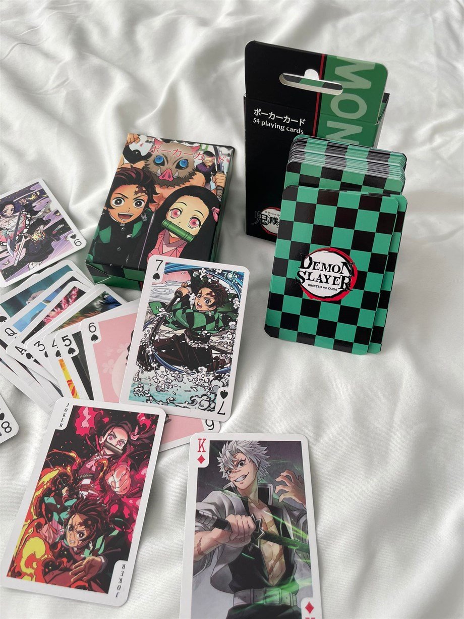 Anime Demon Slayer İskambil Poker Kartı