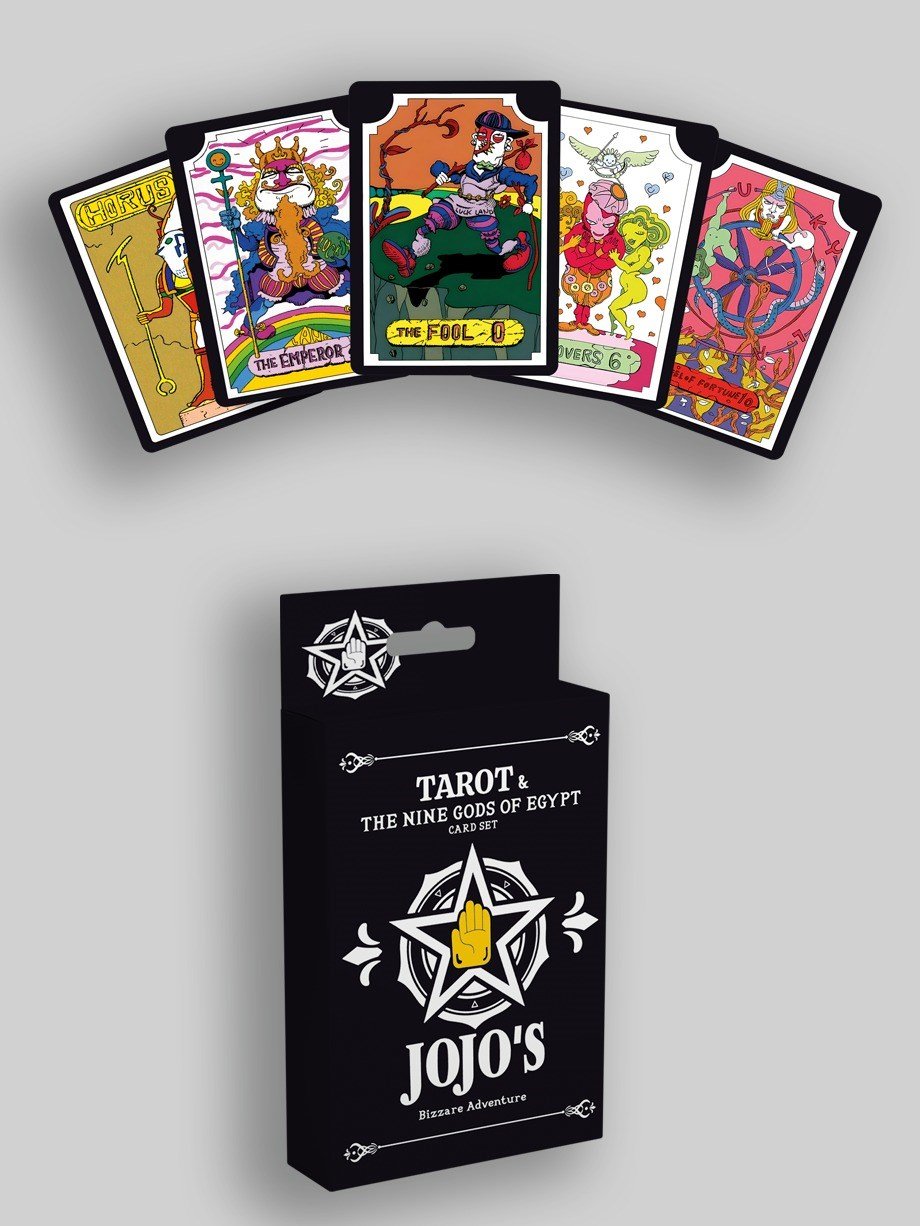 Anime JoJos Bizarre Adventure Cosplay Tarot Kartı