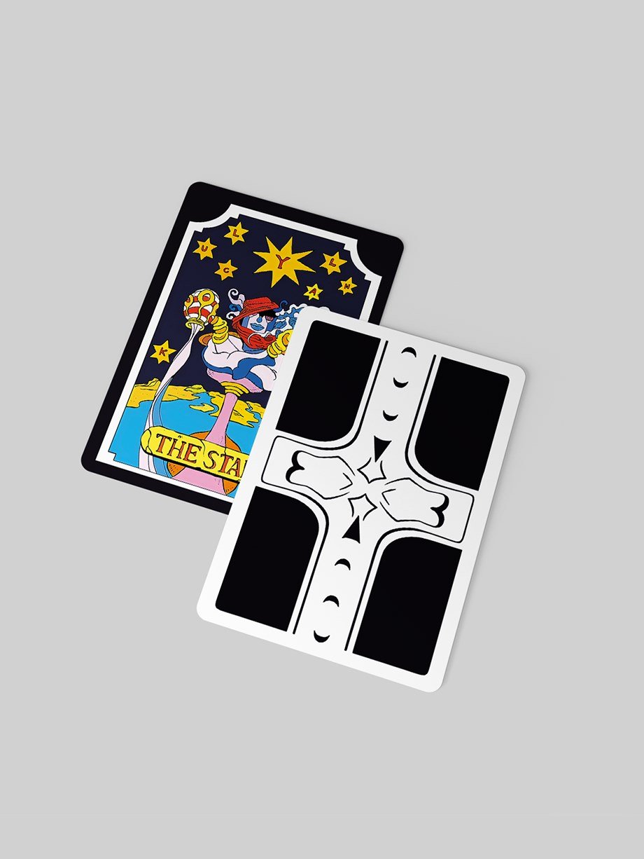 Anime JoJos Bizarre Adventure Cosplay Tarot Kartı