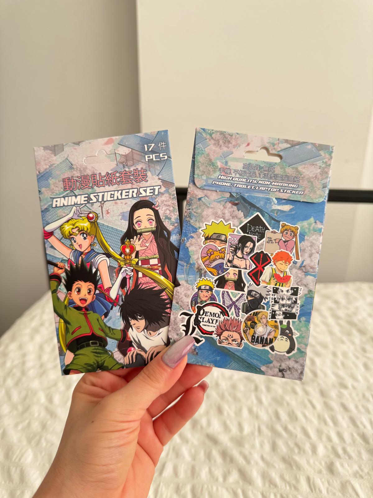 Anime Kutulu Sticker Seti