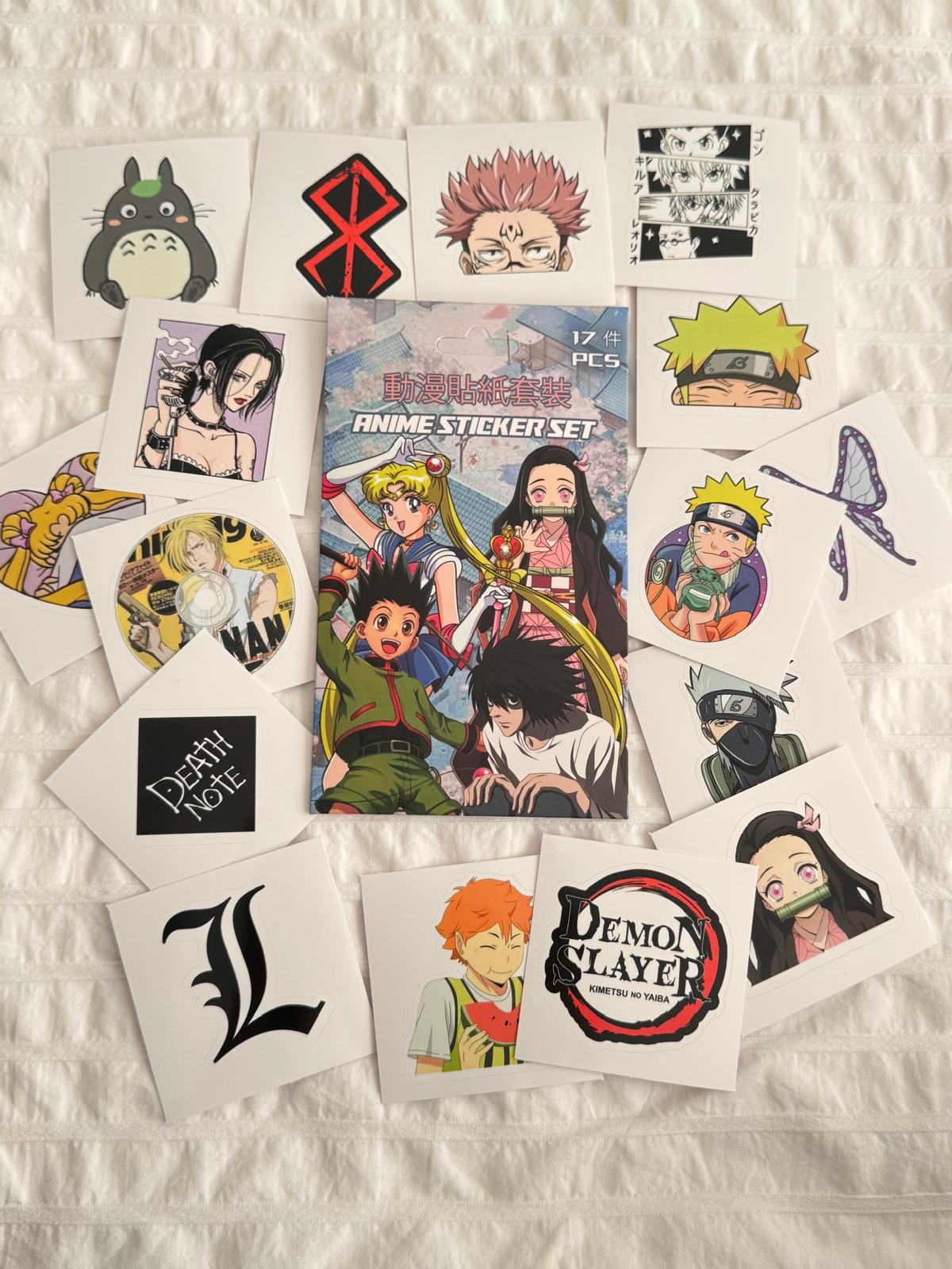Anime Kutulu Sticker Seti