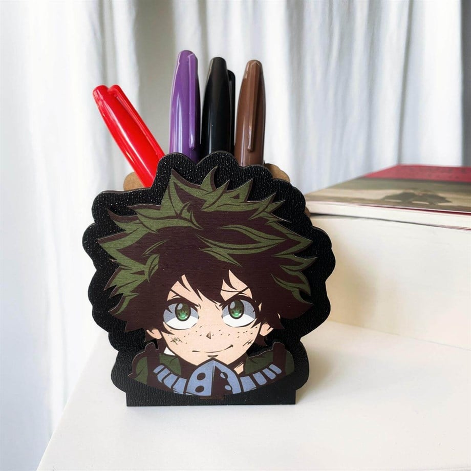 Anime My Hero Academia Ahşap Kalemlik