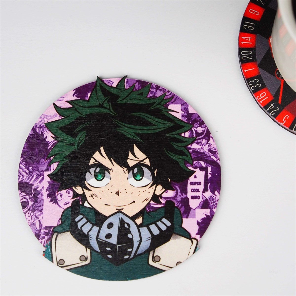 Anime My Hero Academia Izuku Bardak Altlığı 