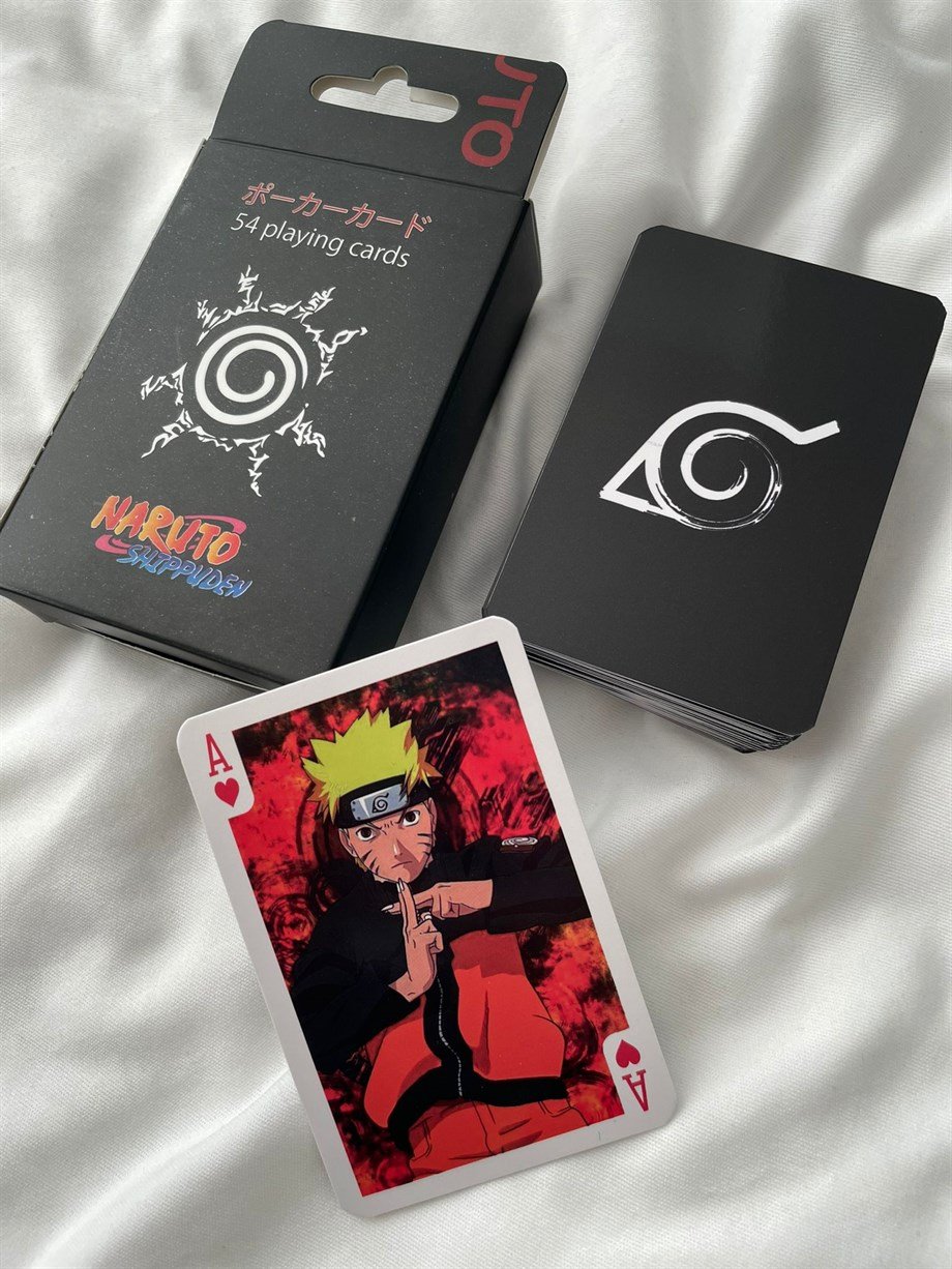 Anime Naruto Iskambil Poker Kartı