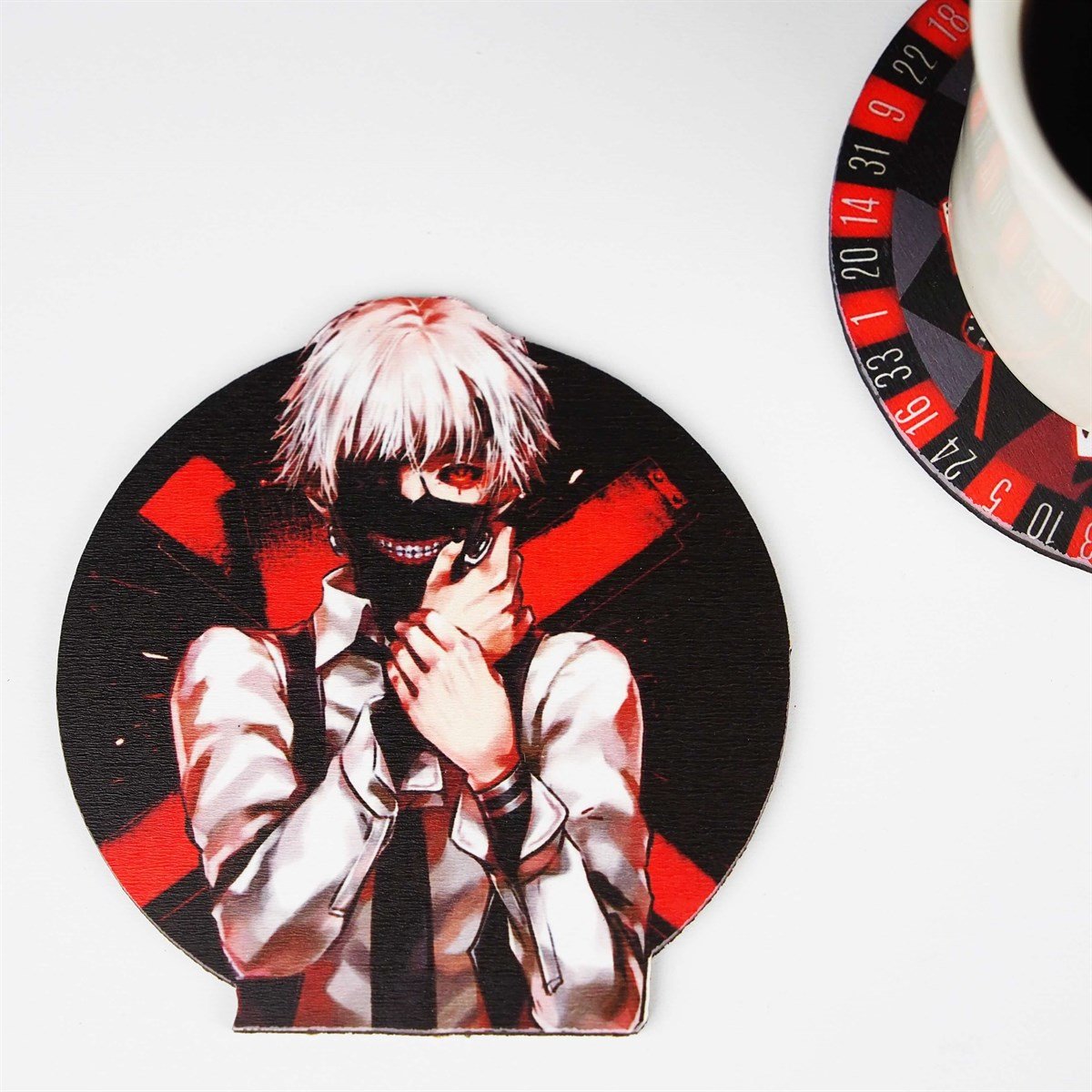 Anime Tokyo Ghoul Bardak Altlığı 