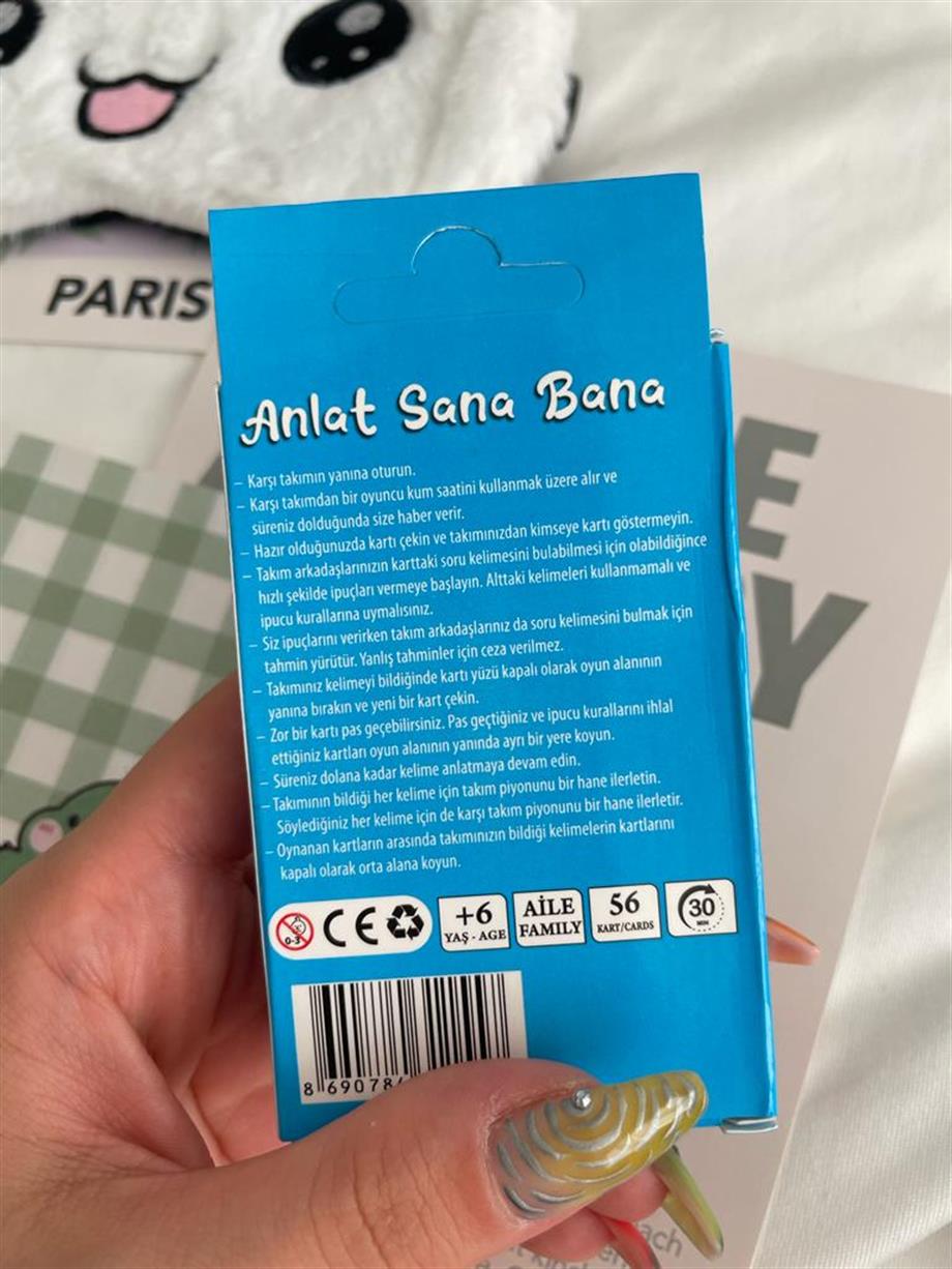 Anlat Sana Bana Yasaklı Kelime Oyunu Mavi