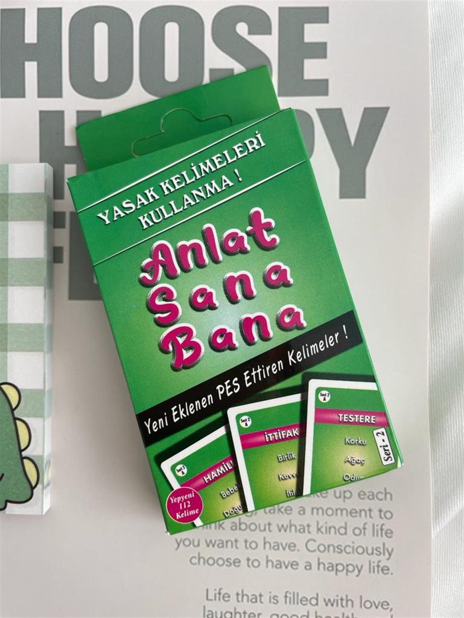 Anlat Sana Bana Yasaklı Kelime Oyunu Yeşil