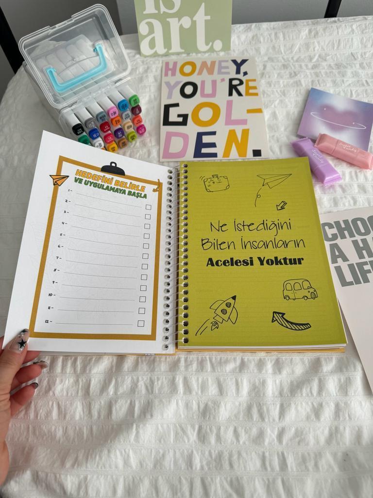 Arılar ve Papatyalar Duygulu Ajanda