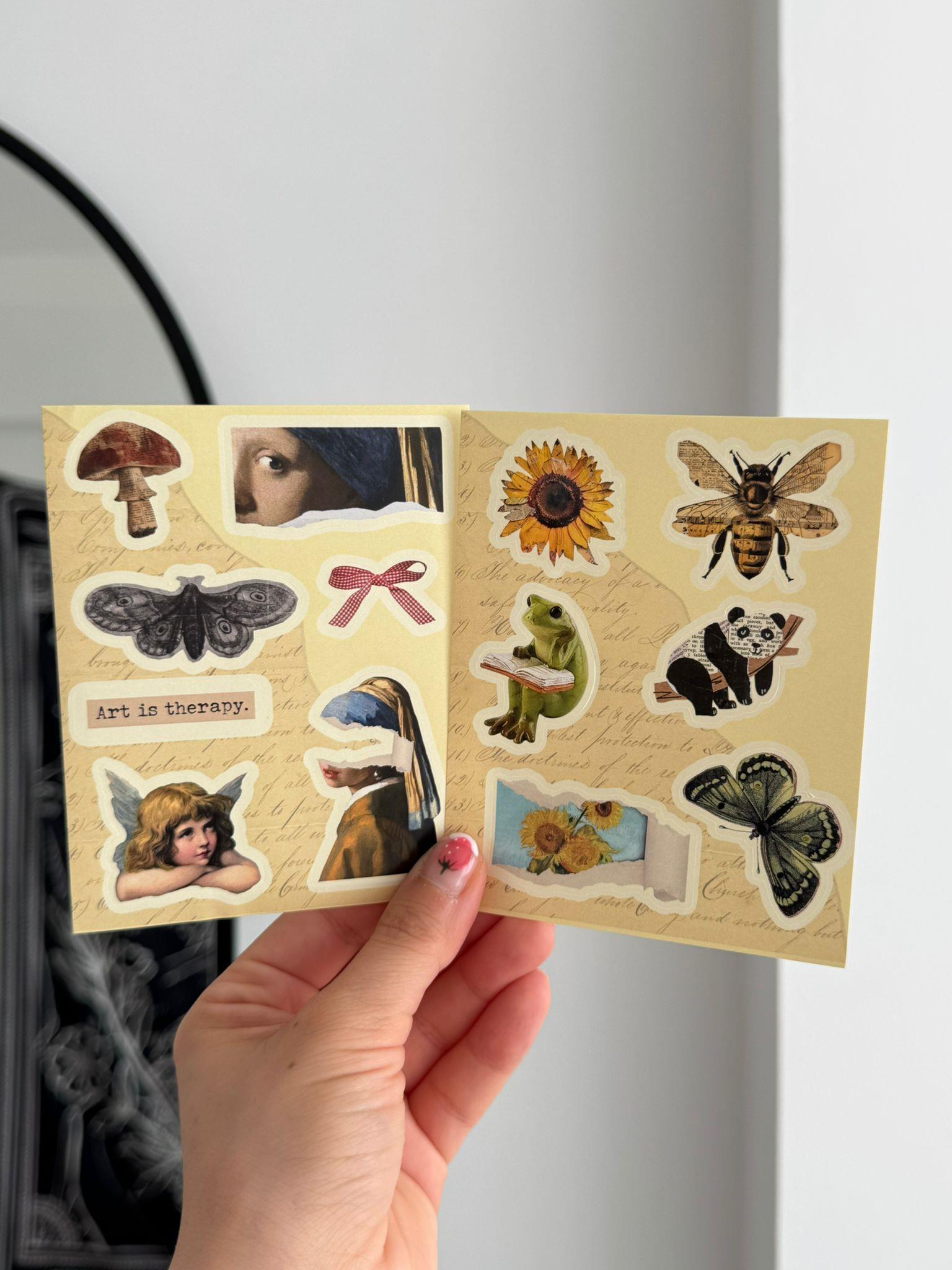 Art Therapy Sheet 2li Sayfa Sticker