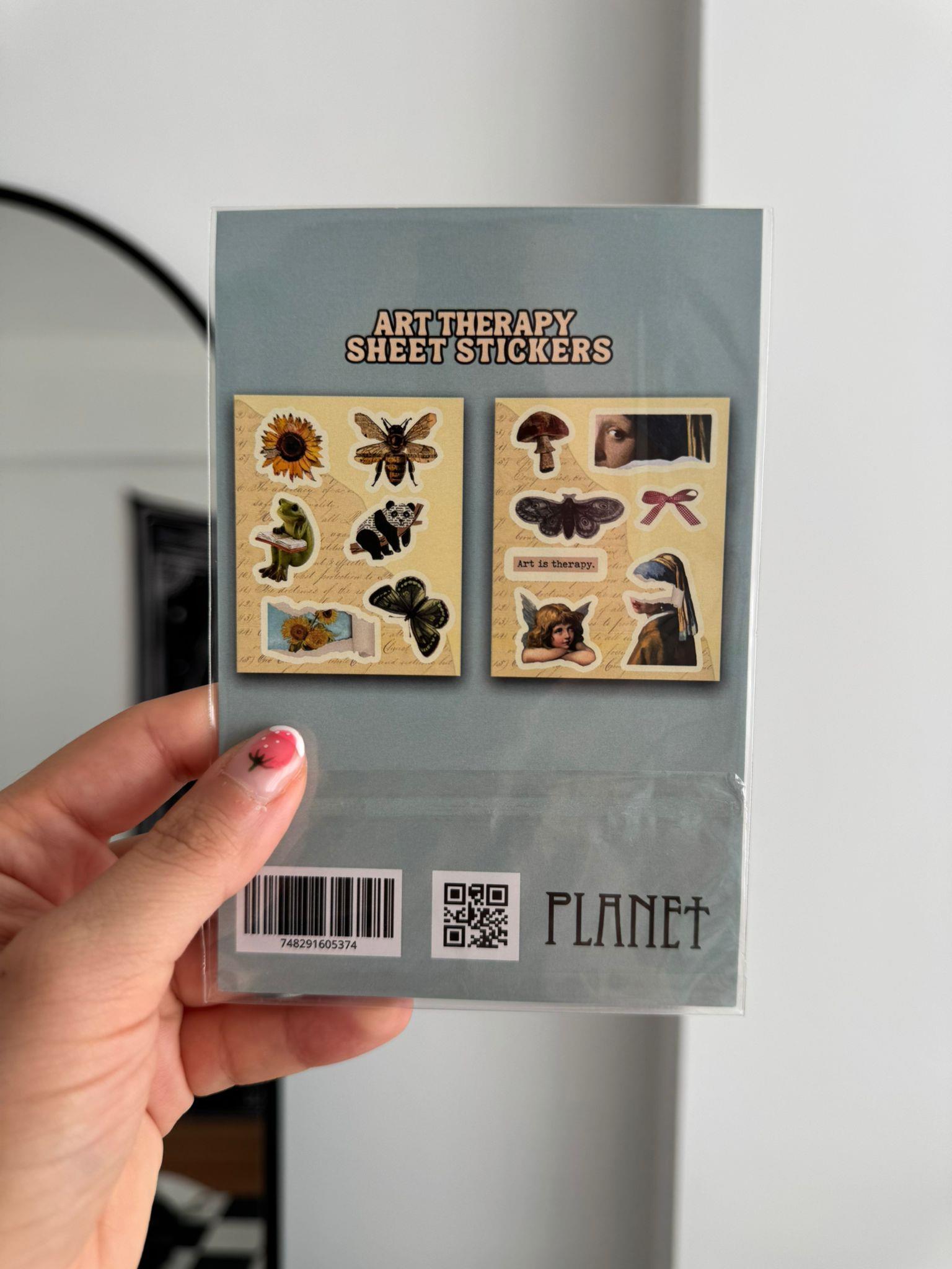 Art Therapy Sheet 2li Sayfa Sticker