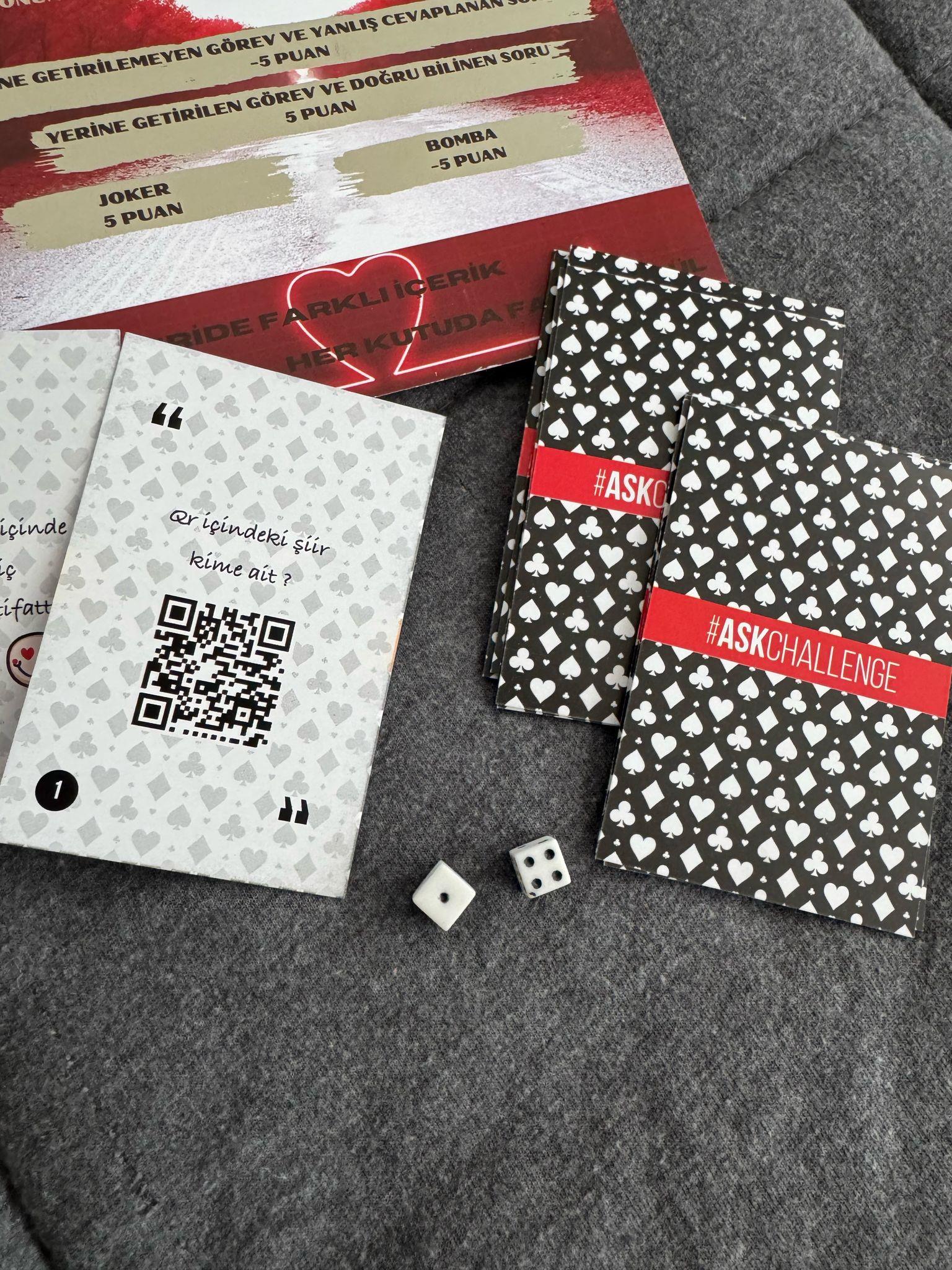 Ask Challenge Çiftler İçin Kutu Oyunu