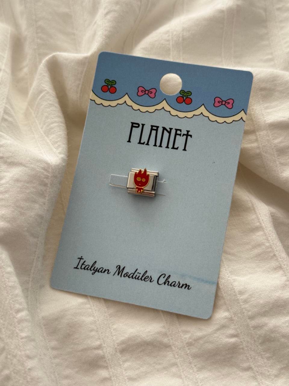 Ateş Kartlı İtalyan Charm